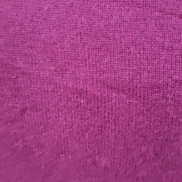 Valerie Stevens 100% 2-ply Cashmere wool woven turtleneck sleeveless sweater - Picture 3 of 3